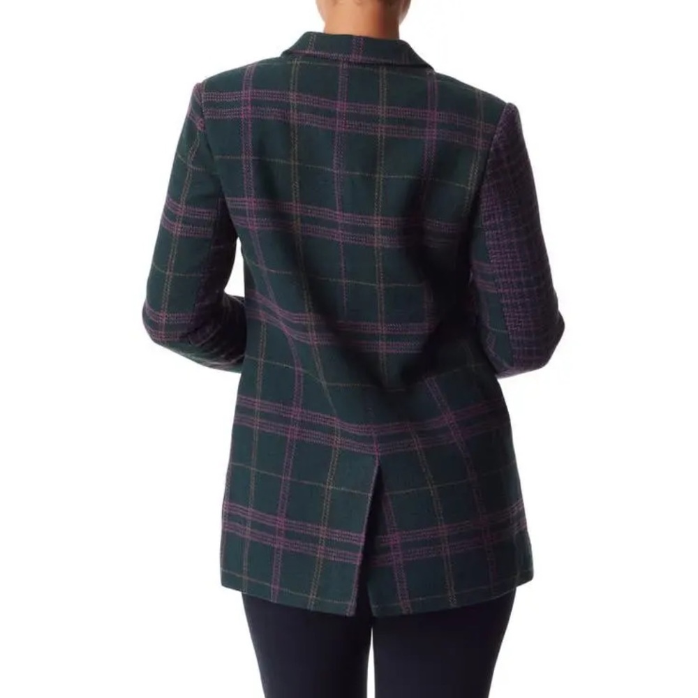 Sam Edelman Braelynn Checked Double-Breasted Plai… - image 2